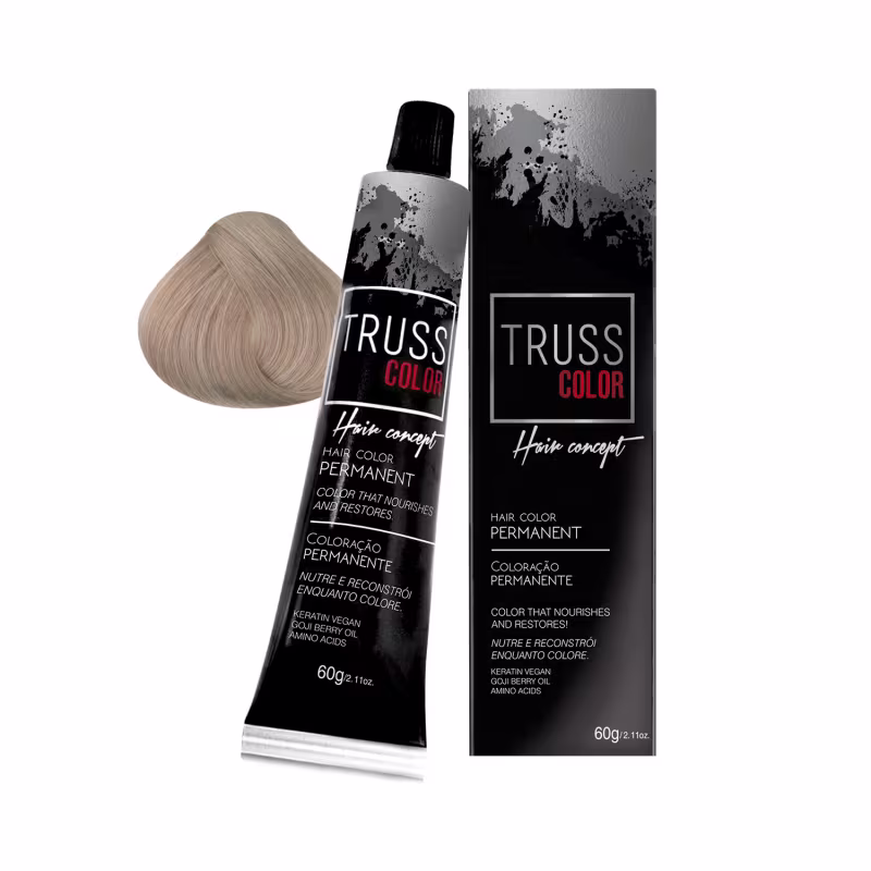 Coloração Permanente Truss Color Louro Claro Pérola 8.89 60g