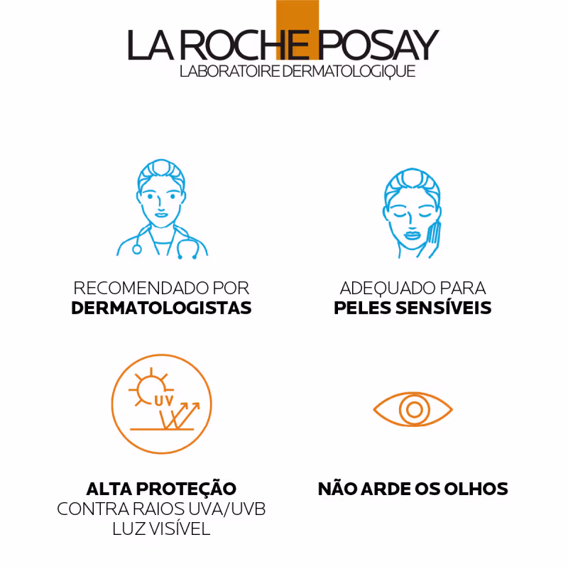 La Roche-Posay Anthelios Ultra Cover Cor 5.0 FPS60 - Protetor Solar Facial Com Cor 30g