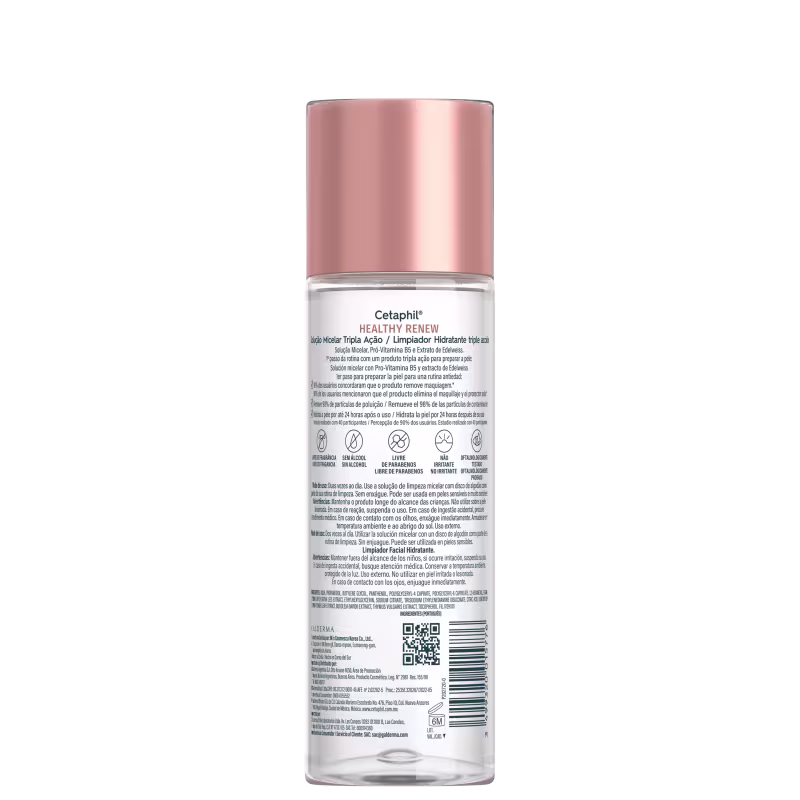 Cetaphil Healthy Renew Tripla Ação - Solução Micelar Hidratante 160ml