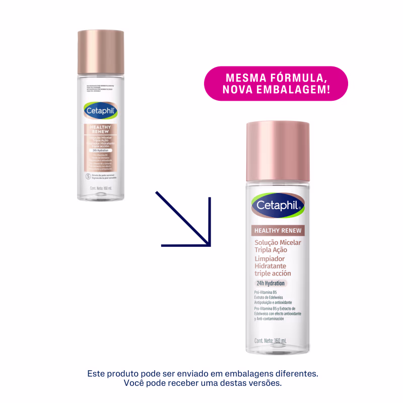 Cetaphil Healthy Renew Tripla Ação - Solução Micelar Hidratante 160ml