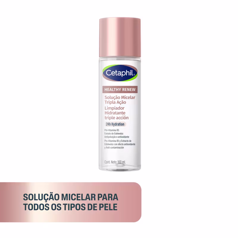 Cetaphil Healthy Renew Tripla Ação - Solução Micelar Hidratante 160ml