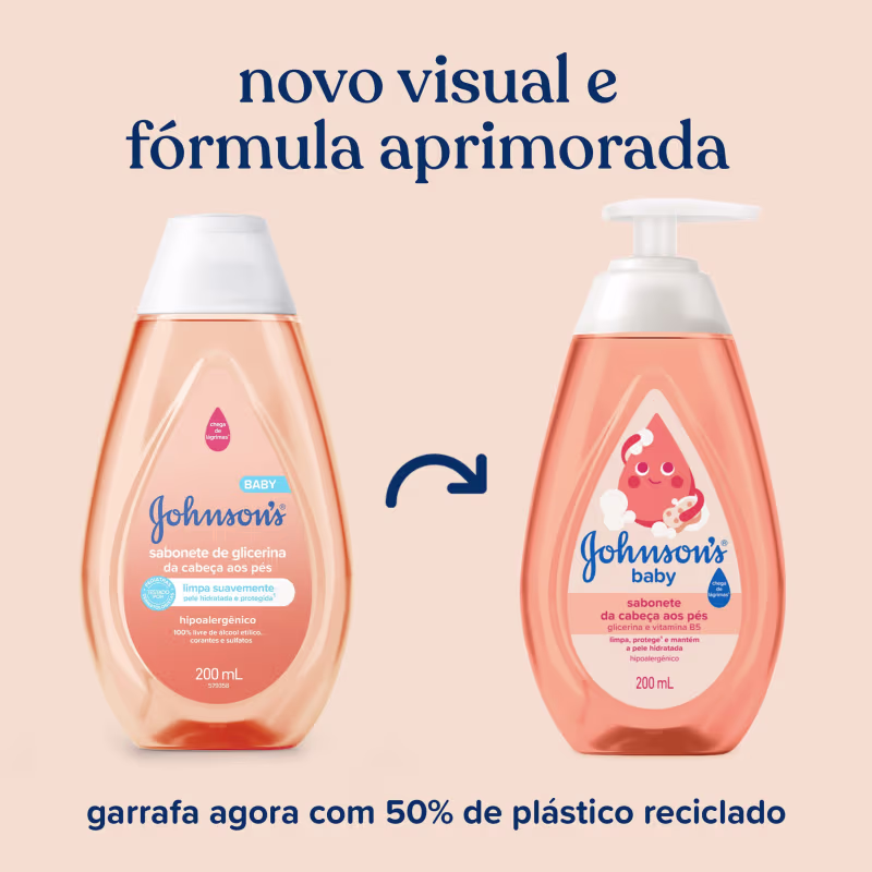 Johnson's Baby Glicerina - Sabonete Líquido 200ml