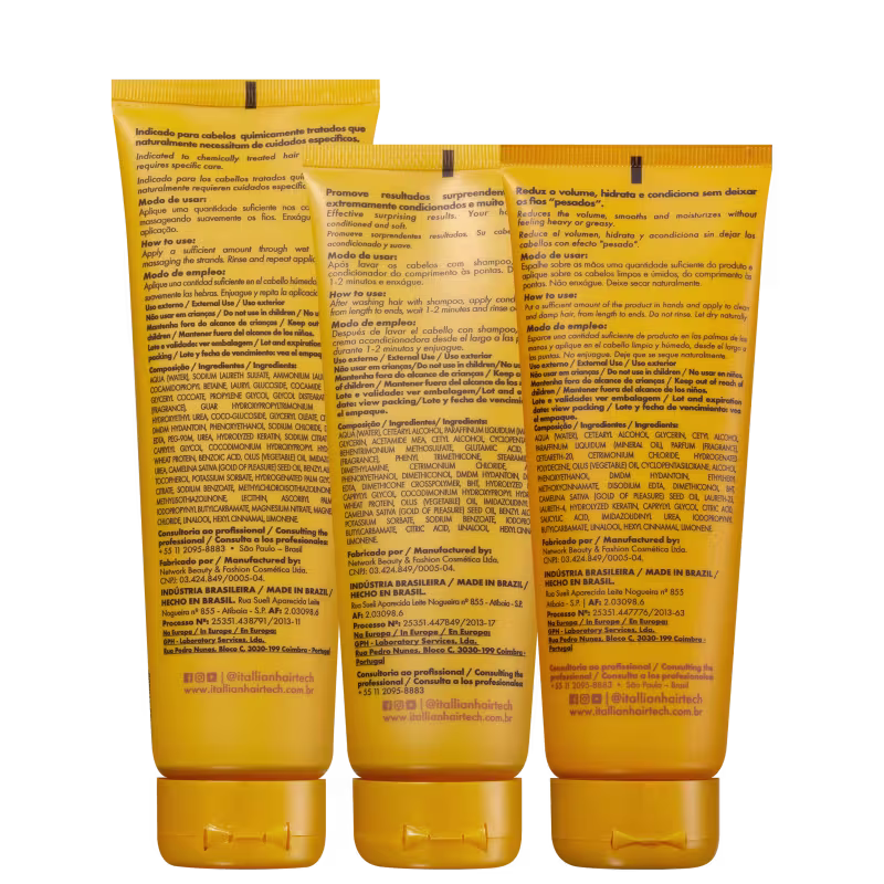 Kit Itallian Hairtech Trivitt Home Care (3 Produtos)