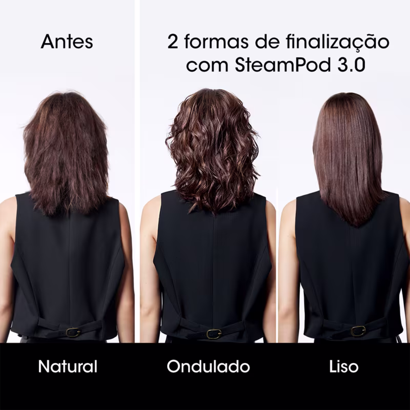 L'Oréal Professionnel SteamPod 3.0 Branco 110V - Modelador Profissional