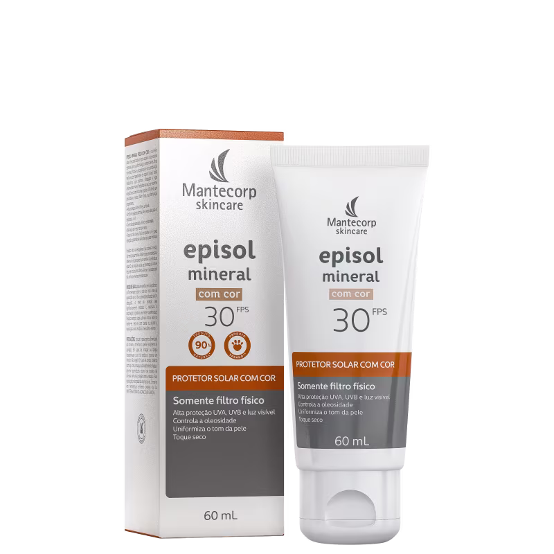 Caixa e frasco do produto lado a lado.