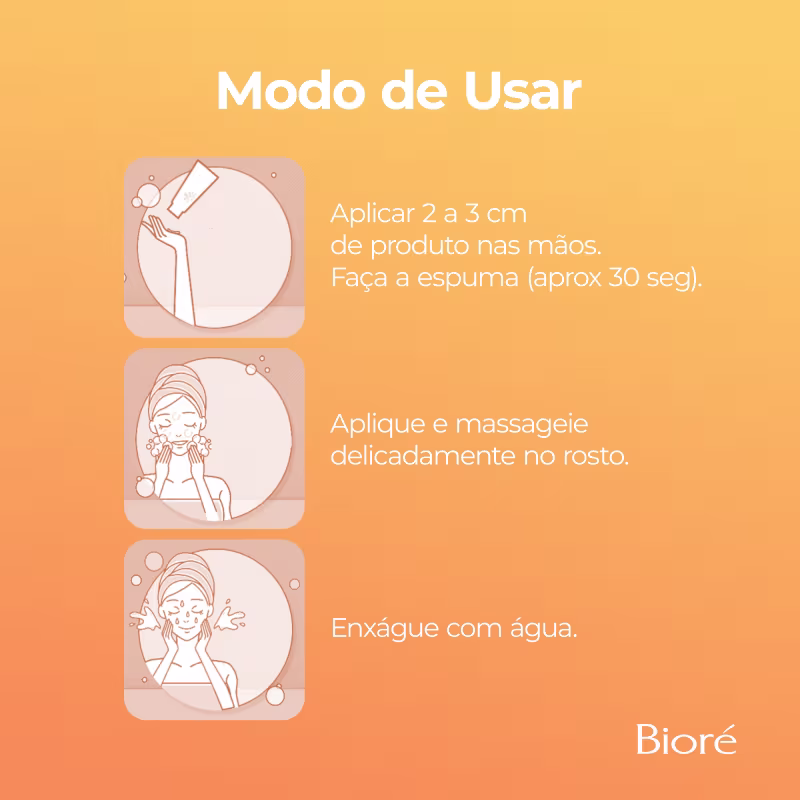 Bioré Skincare Facial Wash Rich Moisture - Sabonete de Limpeza Facial 130g