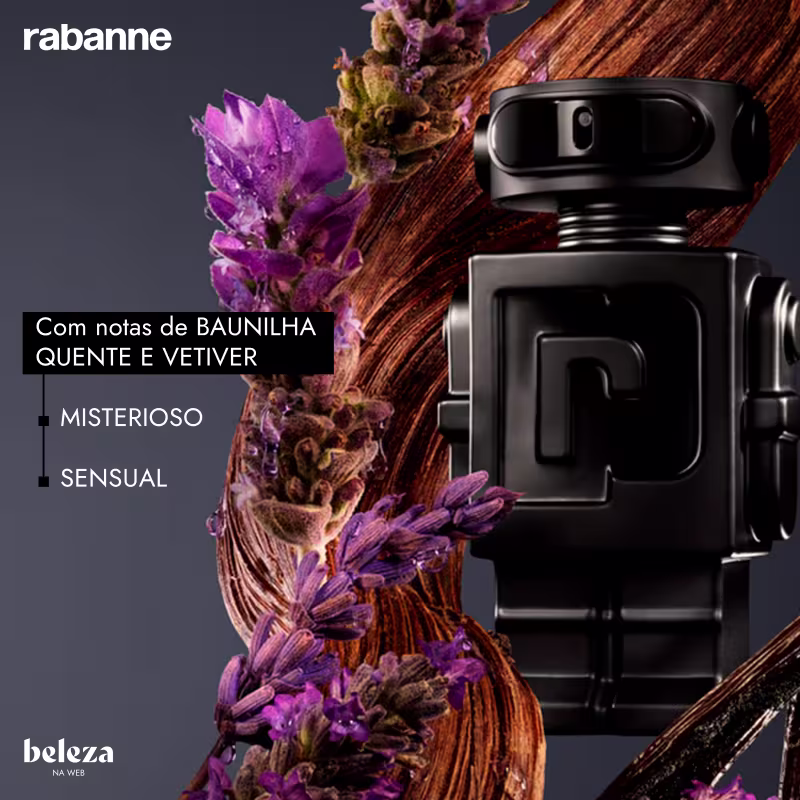 Com notas de BAUNILHA QUENTE E VETIVER, MISTERIOSO e SENSUAL.