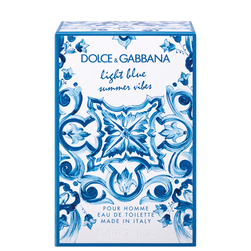 Light Blue Summer Vibes Dolce & Gabbana Eau de Toilette - Perfume Masculino 75ml