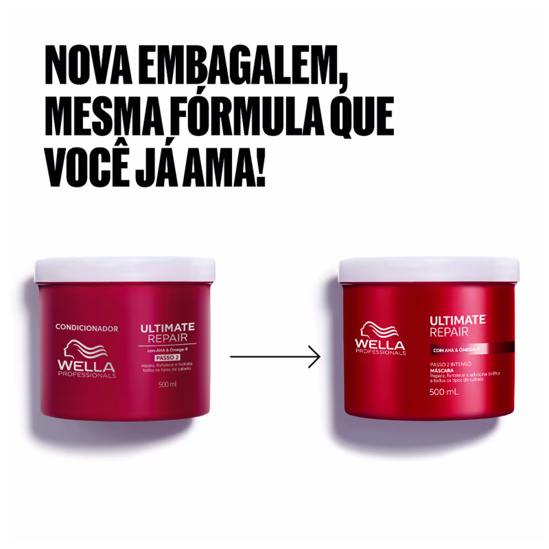 Nova embalagem, mesma fórmula que você já ama!