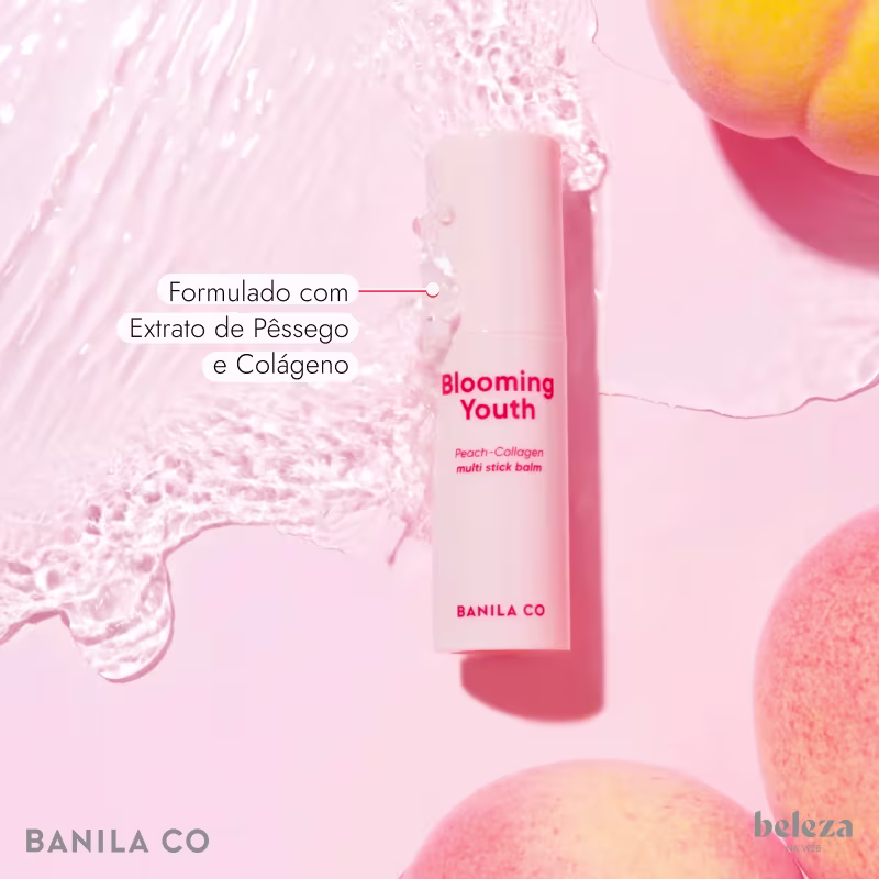 Banila CO Blooming Youth Peach-Collagen Multi Stick Balm - Bálsamo Facial 10,5g