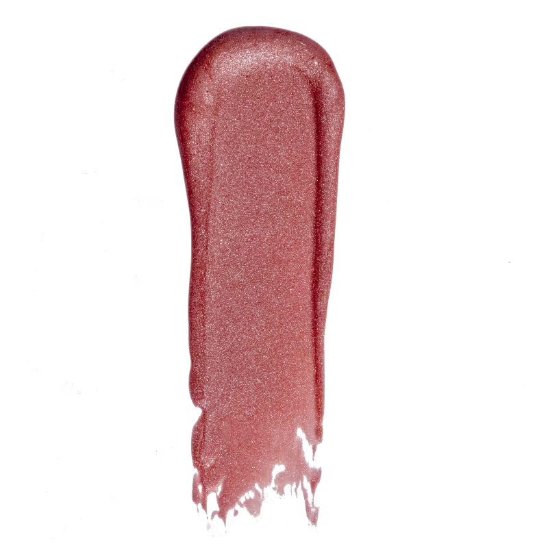 Amostra da cor Call Me Boss é um rosa escuro mais fechado e brilhante com partículas cintilantes.