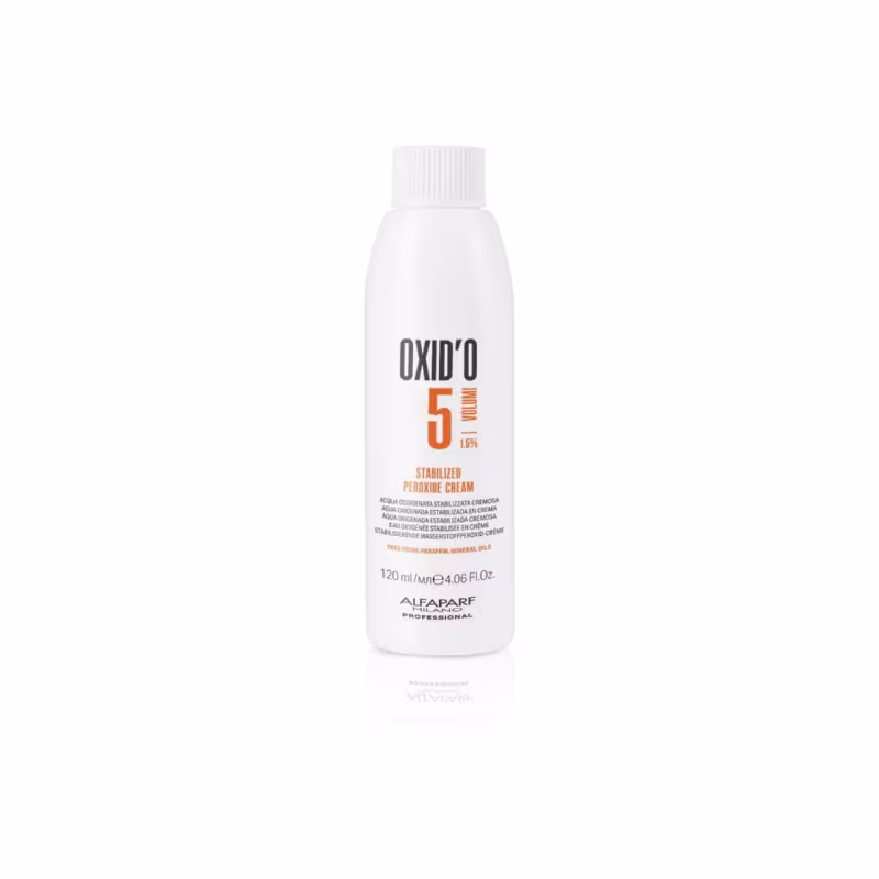 Água Oxigenada Estabilizada Cremosa 5 Volumes  Alfaparf Milano Oxid'o 1,5% 120ml