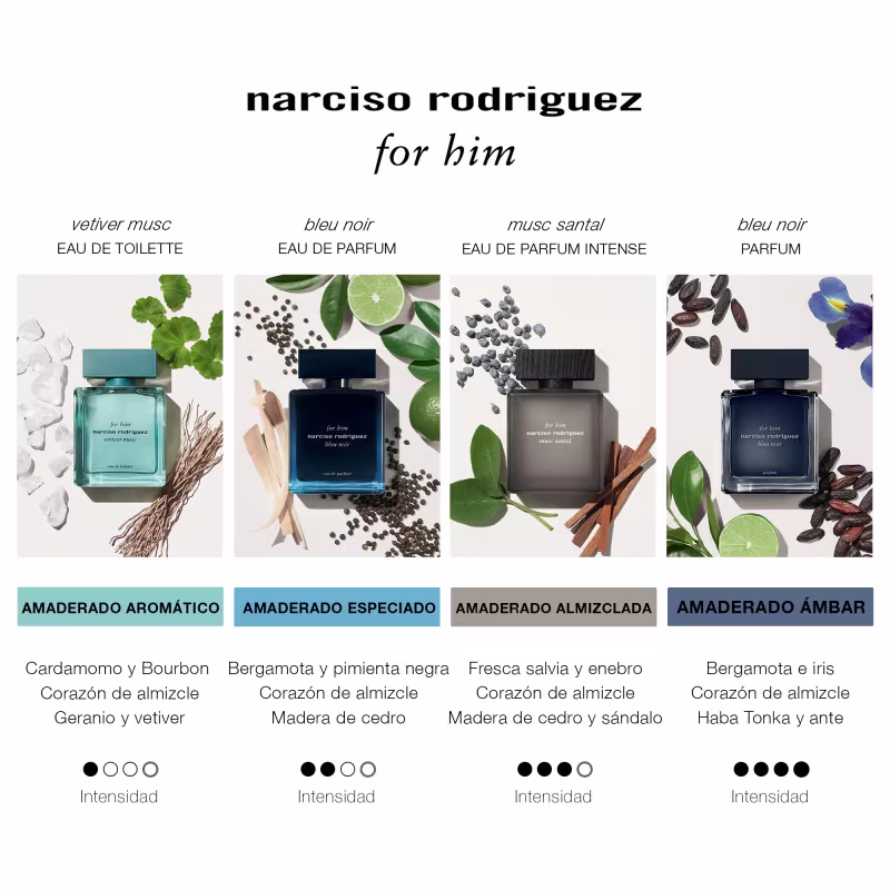 For Him Vetiver Musc Narciso Rodriguez Eau de Toilette - Perfume Masculino 50ml
