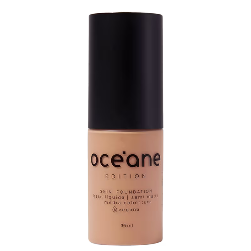 Base em formato cilíndrico, com tampa preta.