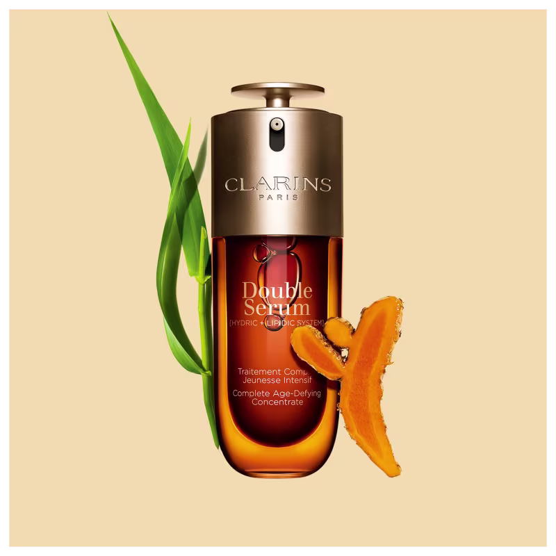 A imagem mostra um frasco de sérum.