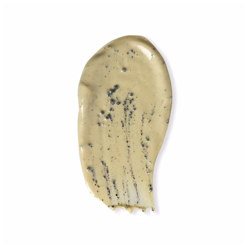 A imagem traz uma amostra da consistência e tonalidade do produto.