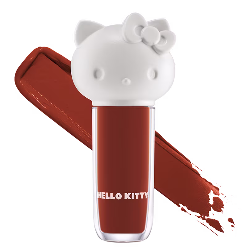 Imagem da embalagem com um risco ao fundo, representando uma "pincelada" do produto.