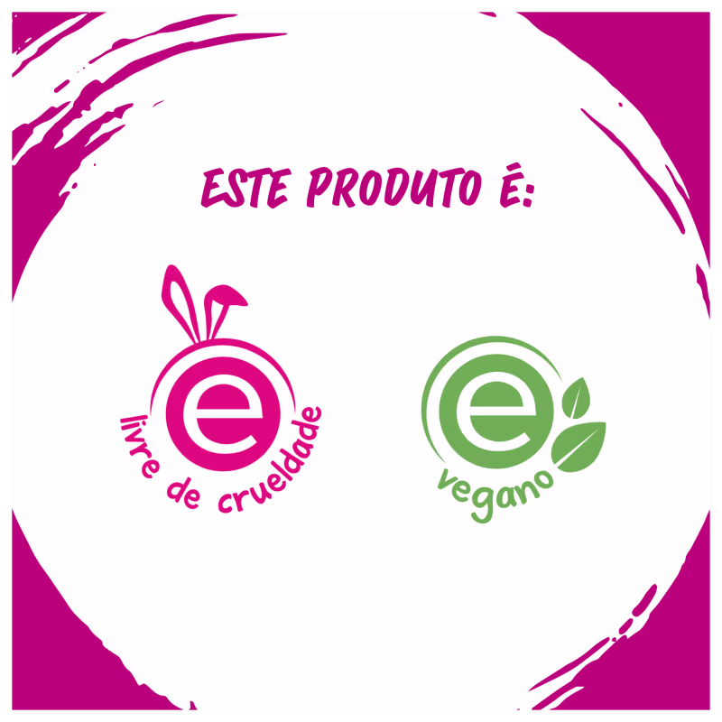 Vegano e livre de crueldade.