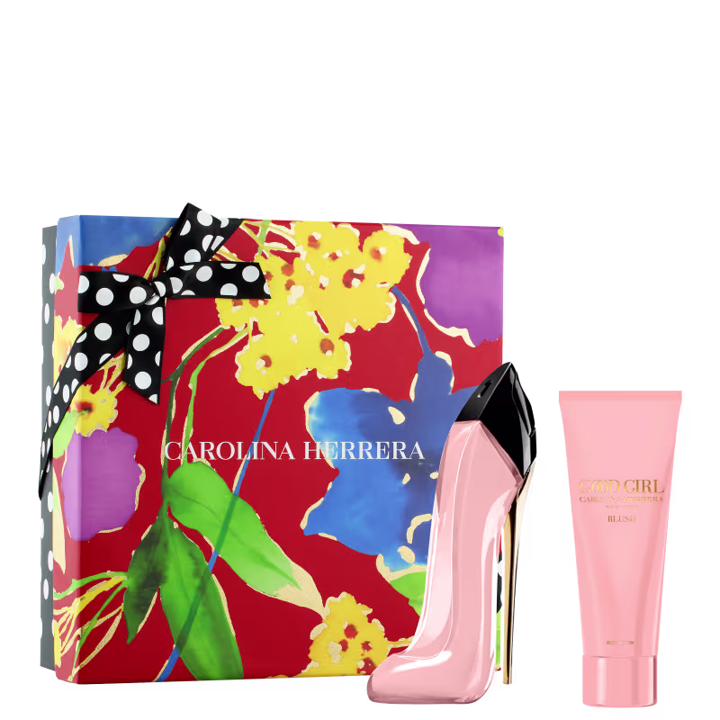 Conjunto Carolina Herrera Good Girl Blush Eau de Parfum - Perfume Feminino 80ml + Body Lotion 100ml