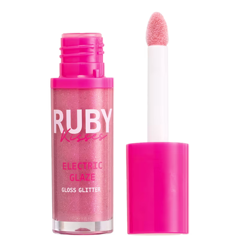 Gloss labial Eletric Glaze, da marca Ruby Kisses.