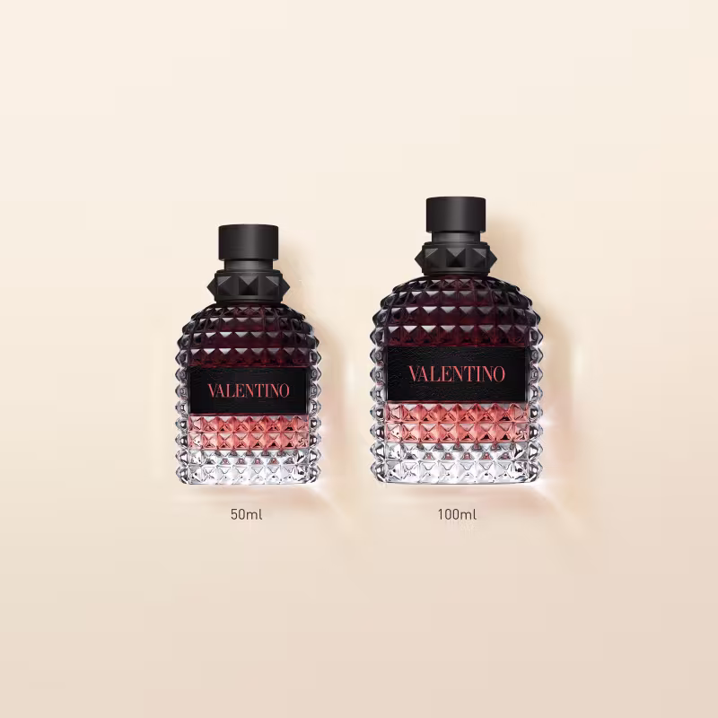 Coral Uomo Born in Roma Valentino Eau de Toilette - Perfume Masculino 50ml