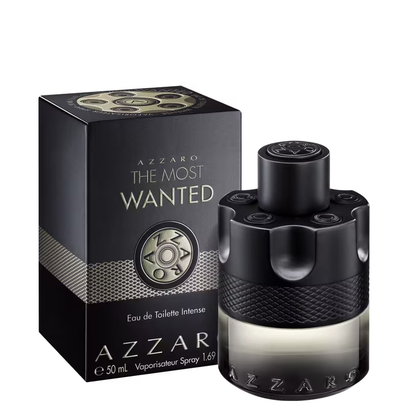 Perfume Masculino The Most Wanted Azarro Eau de Toilette Intense, 50ml.