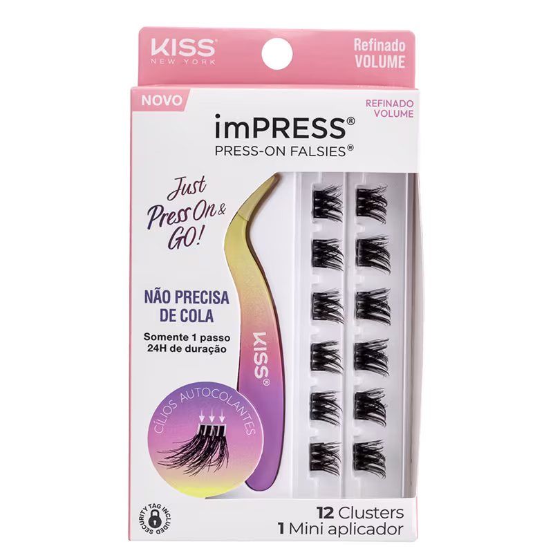Kit Kiss New York imPRESS Press-on Falsies Mini Volume 06 (2 Produtos).