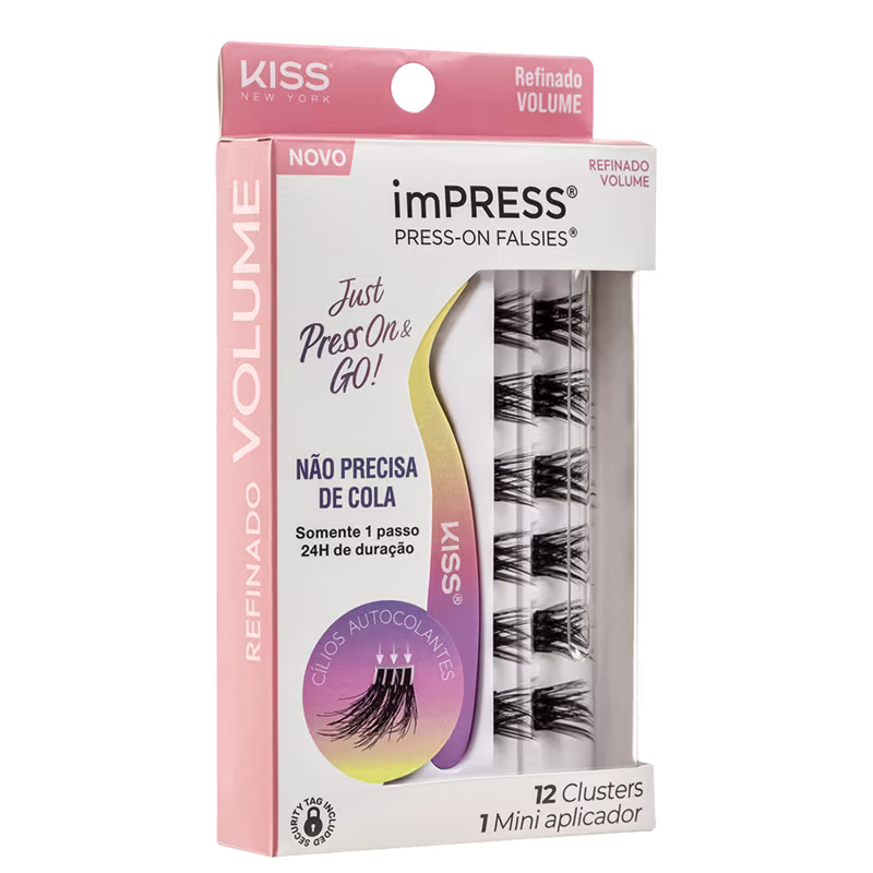 Kit Kiss New York imPRESS Press-on Falsies Mini Volume 06 (2 Produtos).