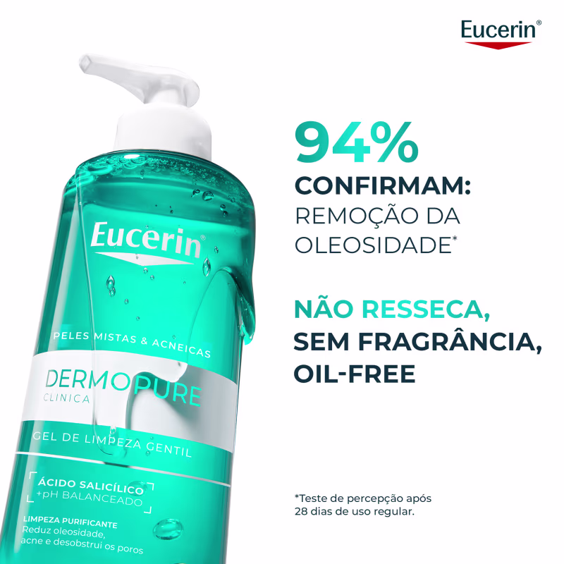 Eucerin DermoPure Gentil - Gel de Limpeza Facial Antiacne 400g