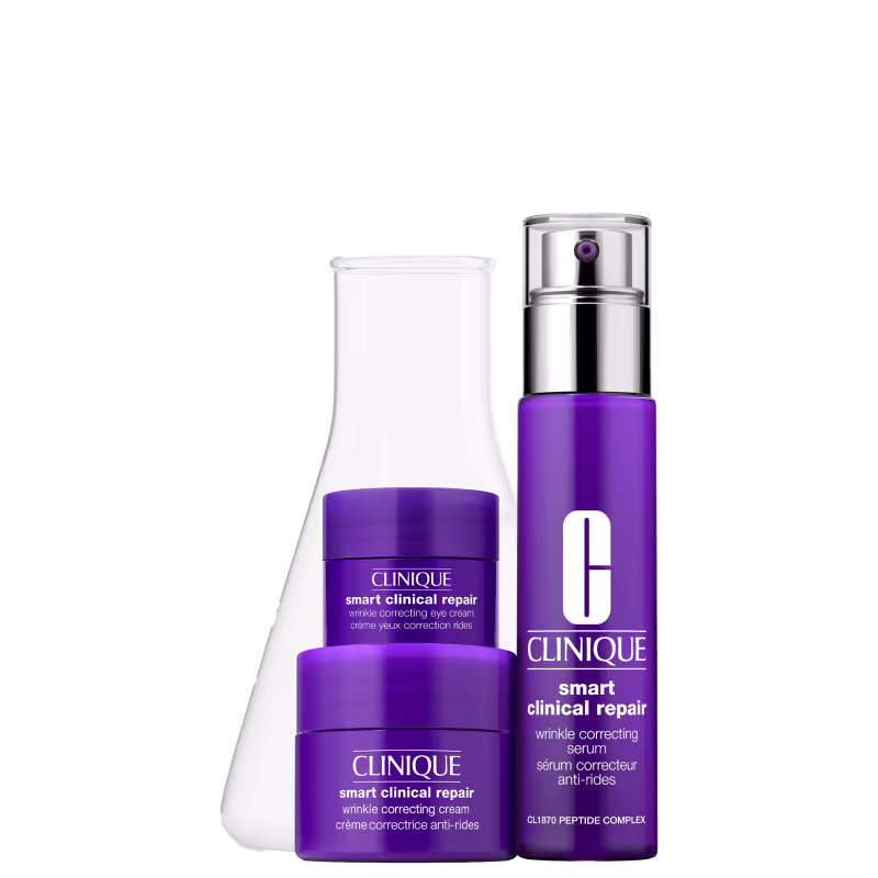 Kit Clinique Antirrugas Smart™ Trio (3 Produtos)