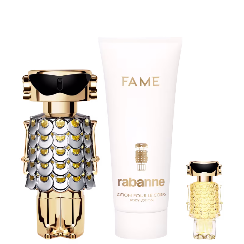 Eau de Parfum 80ml + Creme corporal 100ml + Eau de Parfum 4ml