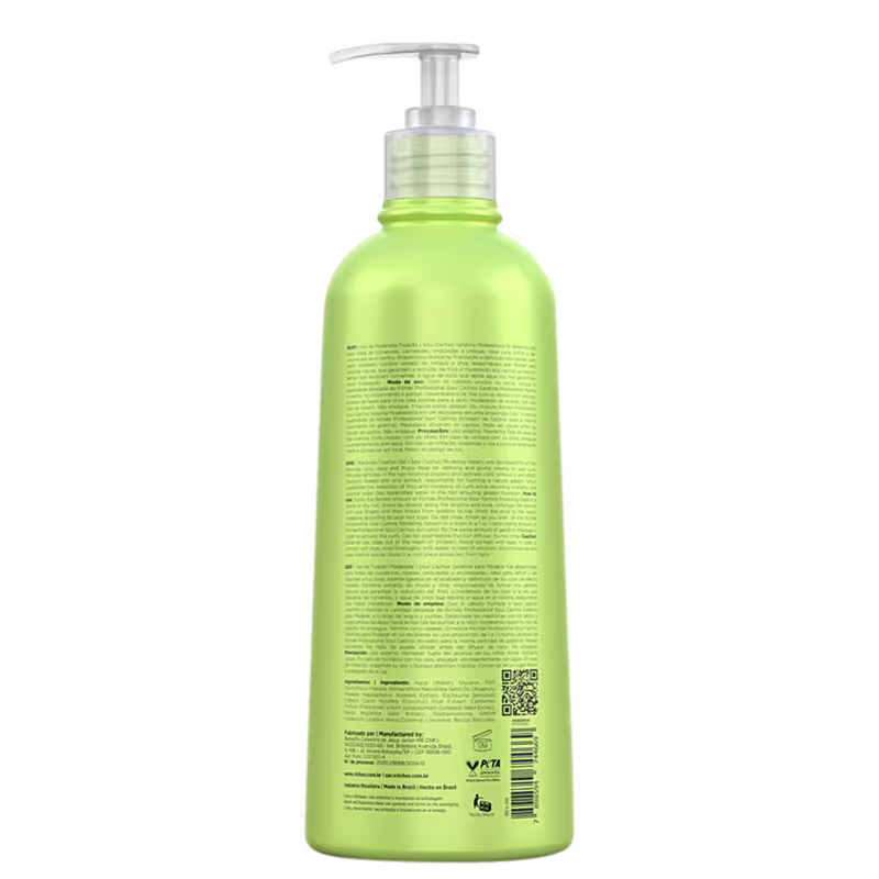 Gelatina Modeladora Richée Professional Soul Cachos, 500ml.