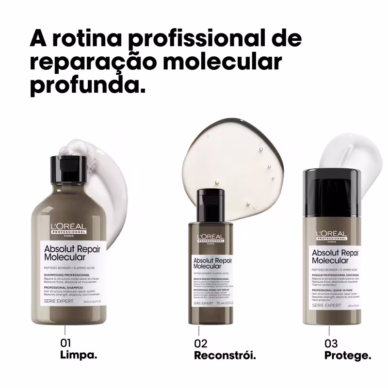 Sérum Capilar L'Oréal Professionnel Absolut Repair Molecular, 75ml.