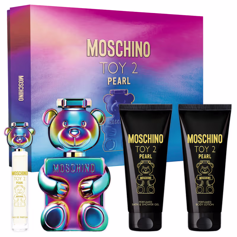 Produtos  Toy 2 Pearl Moschino: perfume edp 100ml + bath&shower gel 100ml +body lotion 100ml +travel spray 10ml