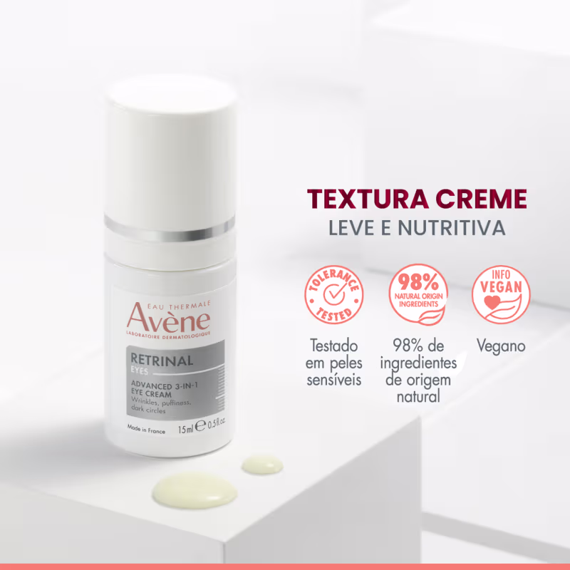 Texto: textura creme leve e nutritiva