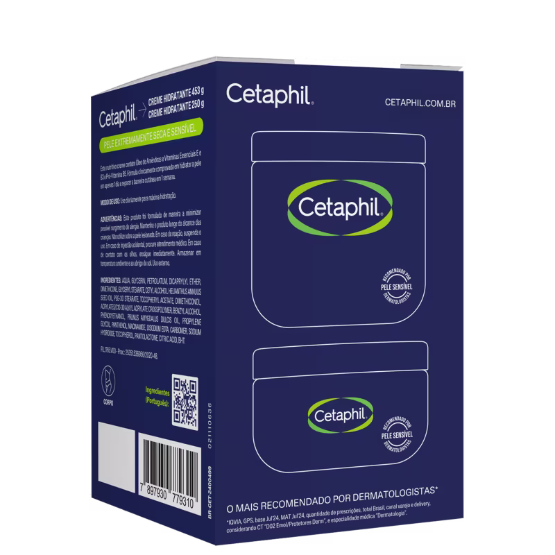Kit Cetaphil Cremes Hidratantes Double Size (2 Produtos)