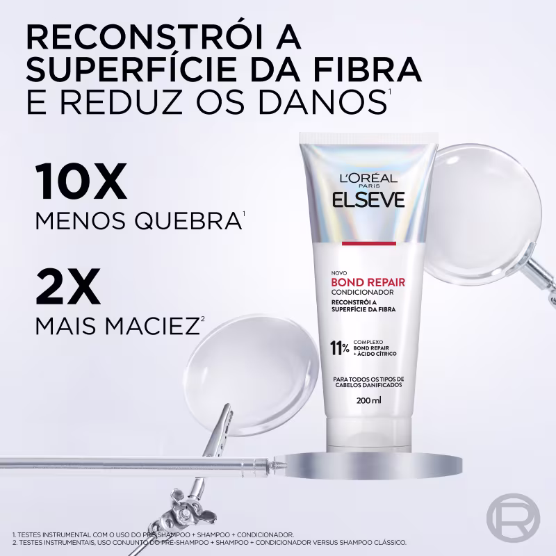 Condicionador Elseve L'Oréal Paris Bond Repair, 200ml.