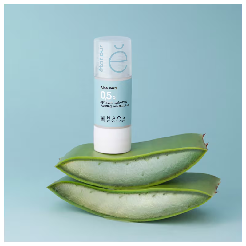Solução de Tratamento Facial État Pur Aloe Vera Ativo Puro, 15ml.