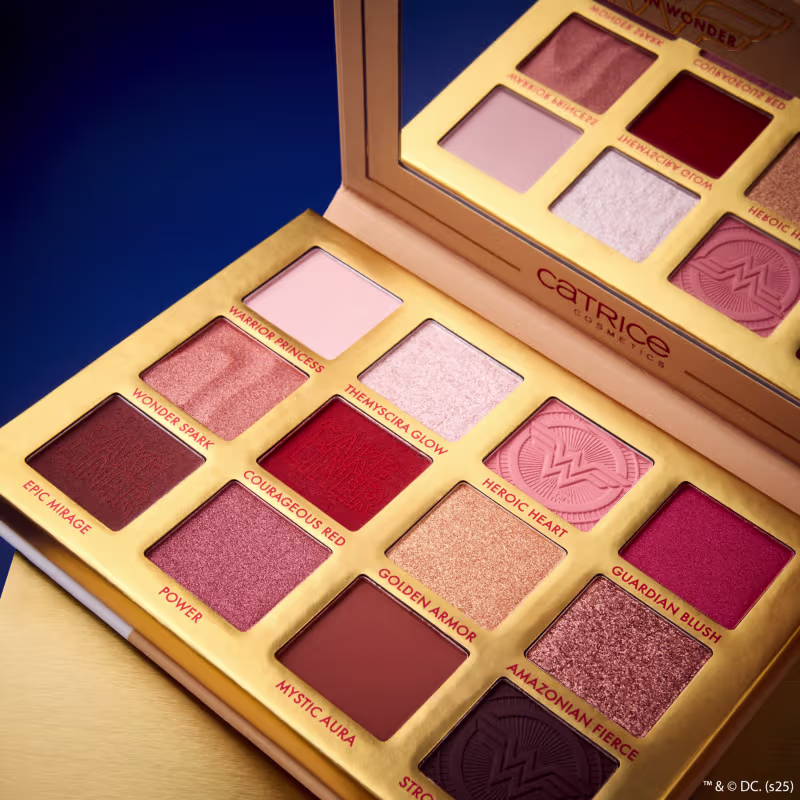 Paleta de Sombras Catrice Mulher Maravilha 020 Amazonian Warrior, 15,5g.