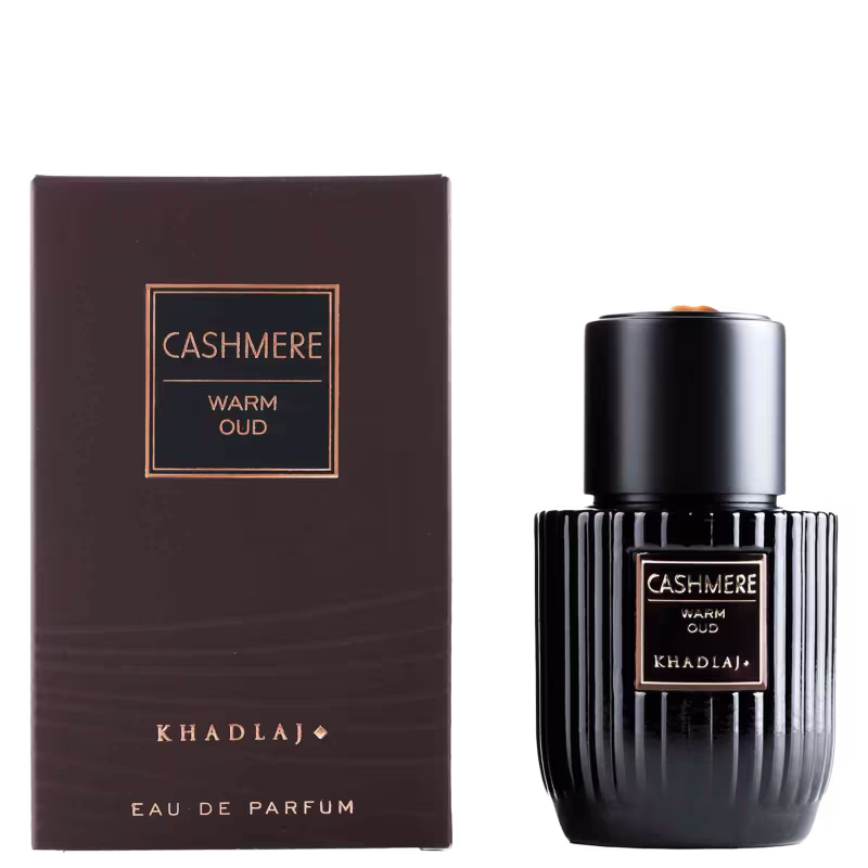 Perfume Importado Unissex Cashmere Warm Oud Khadlaj EDP, 100ml.