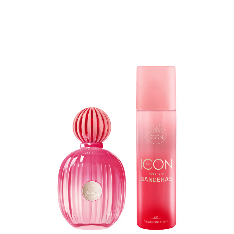 Conjunto The Icon Splendid Banderas Feminino, com Eau de Parfum 100ml e  Desodorante Spray 150ml