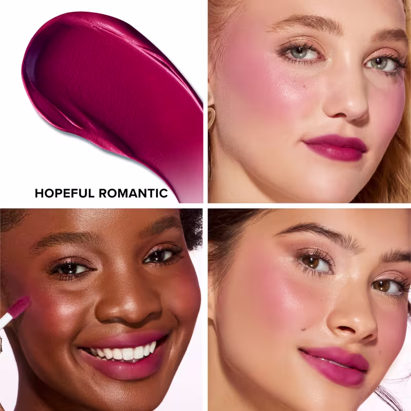 Blush Líquido Too Faced Cloud Crush Whipped Lip & Cheek Hopeful Romantic, 4ml.