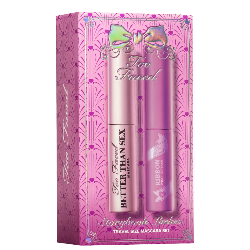 Kit Too Faced Holiday Storybook Lashes Better Than Sex + Ribbon (2 Produtos)