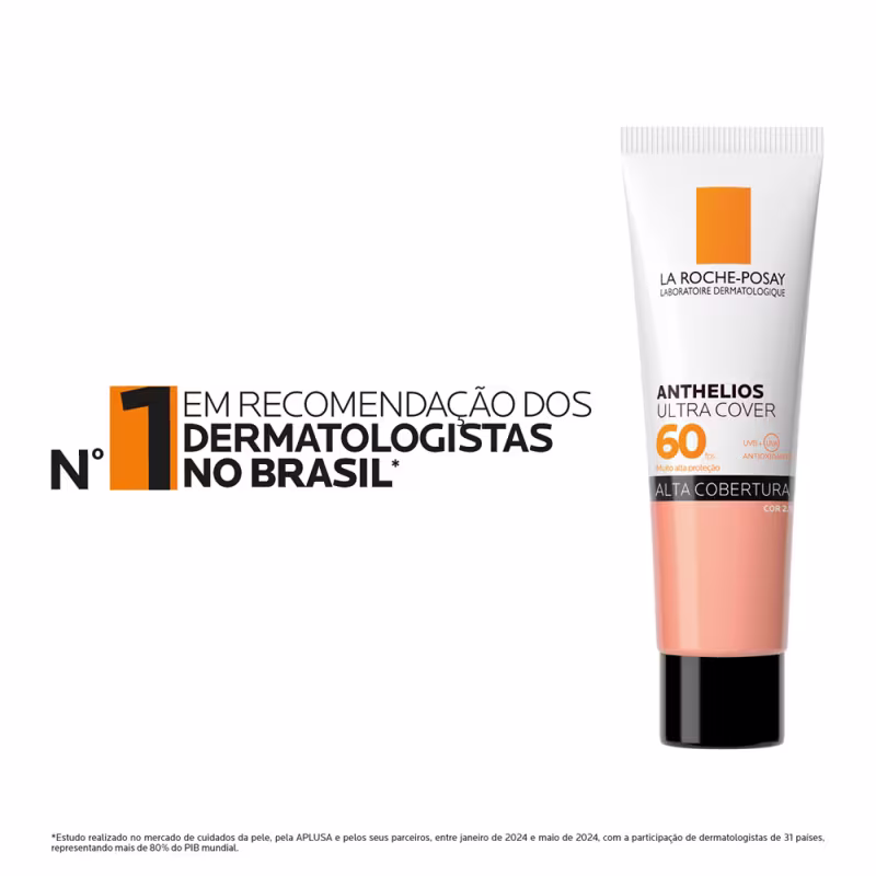 La Roche-Posay Anthelios Ultra Cover FPS60 2.5 - Protetor Solar Facial Com Cor 30g