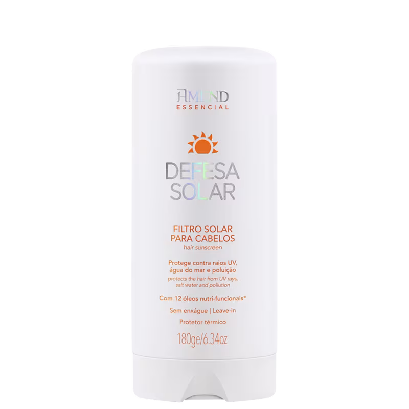 Filtro Solar Capilar Amend Cosméticos Essencial, 180g.