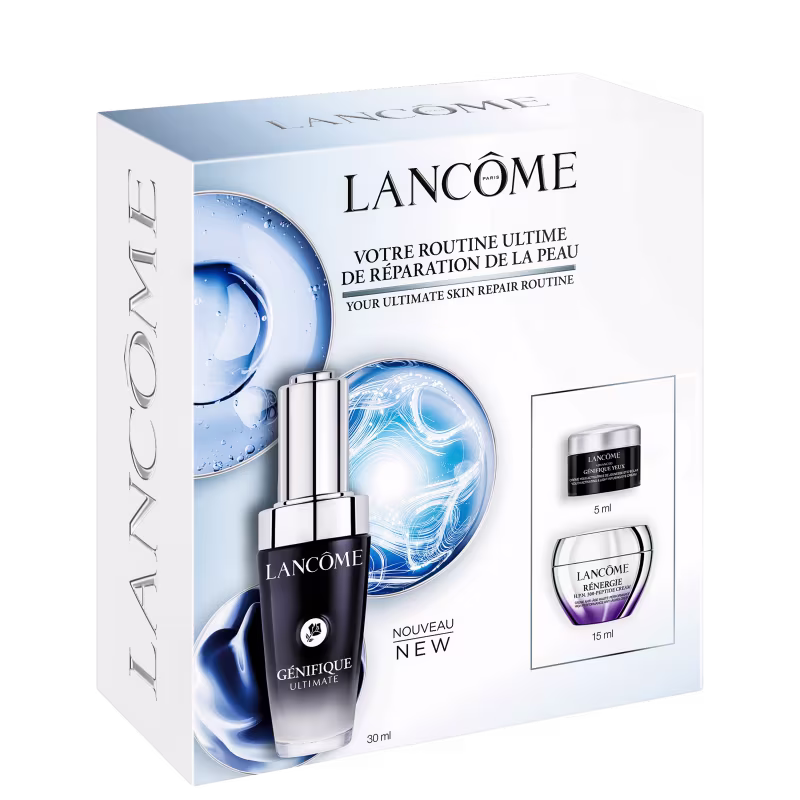 Kit Lancôme Génifique Ultimate Trio, 3 produtos.