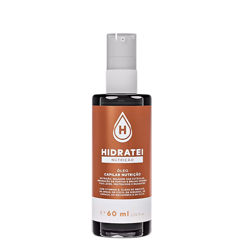 Óleo Capilar Hidratei Nutrição, 60ml.
