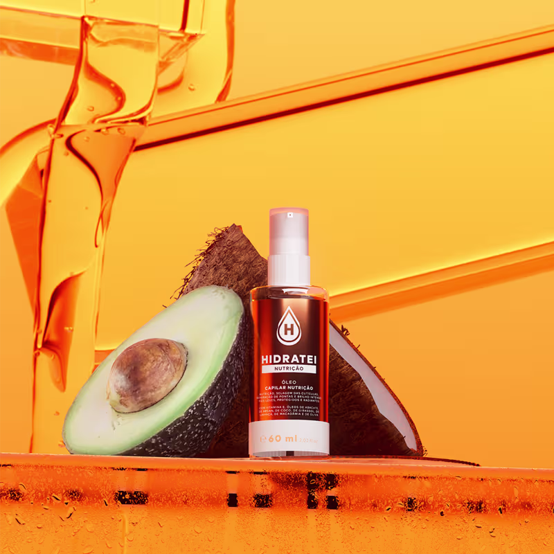 Óleo Capilar Hidratei Nutrição, 60ml.