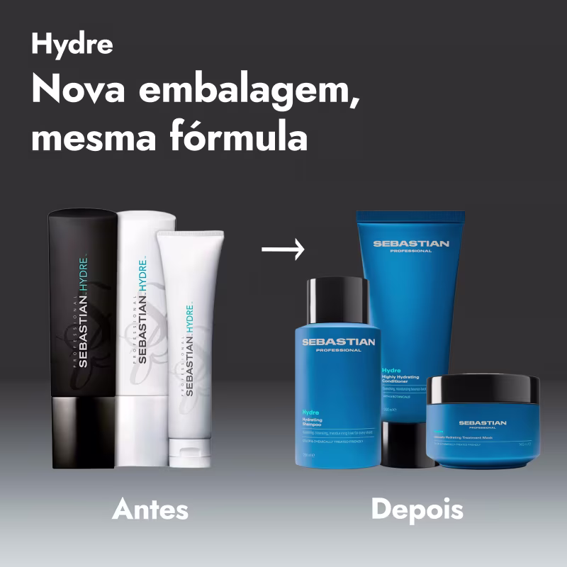 Hydre
Nova embalagem, mesma fórmula