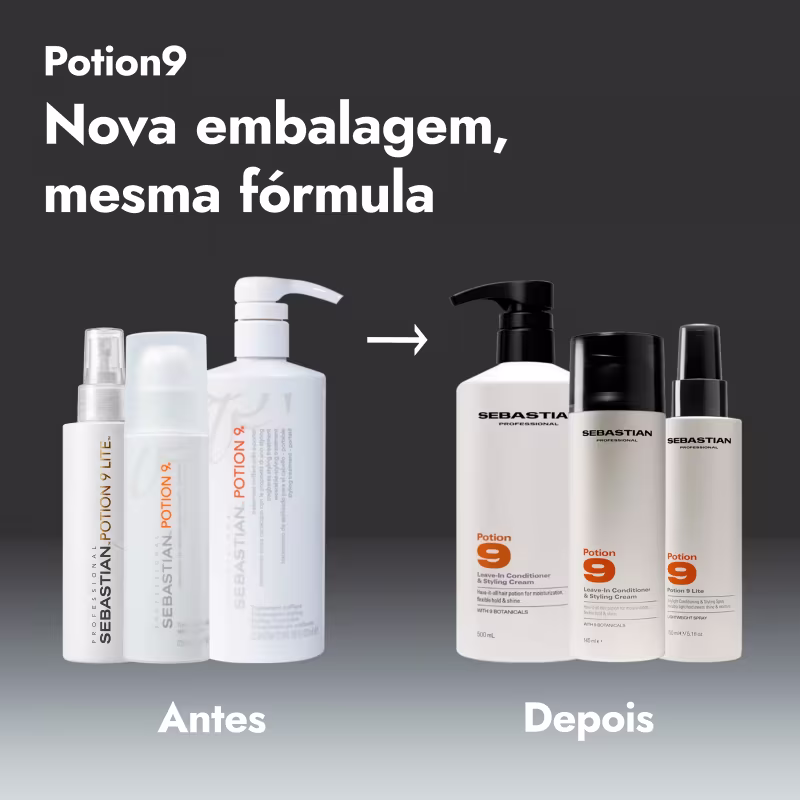 Potion 9
Nova embalagem, mesma fórmula